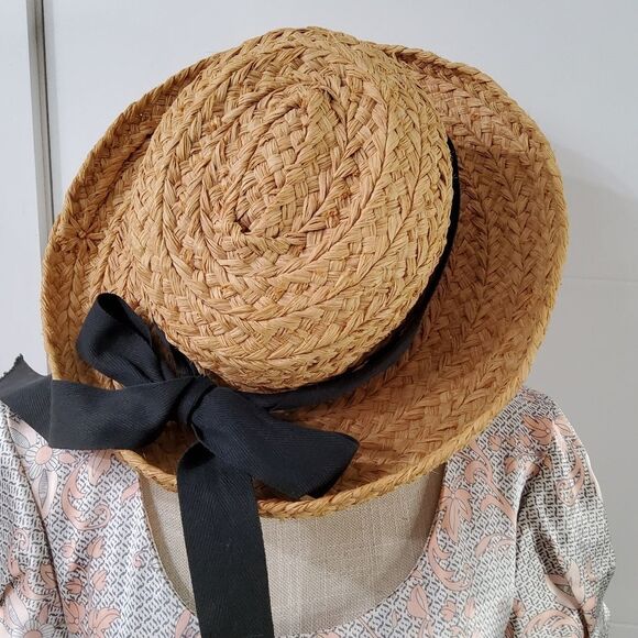 Helen Kaminski Australia Raffia Curved Rim Hat main image 5